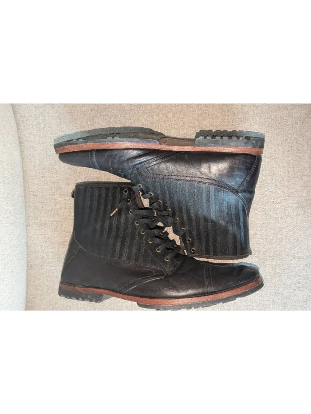 Timberland Boot Company Boots Bardstown Cap toe Boots sz 11 black leather